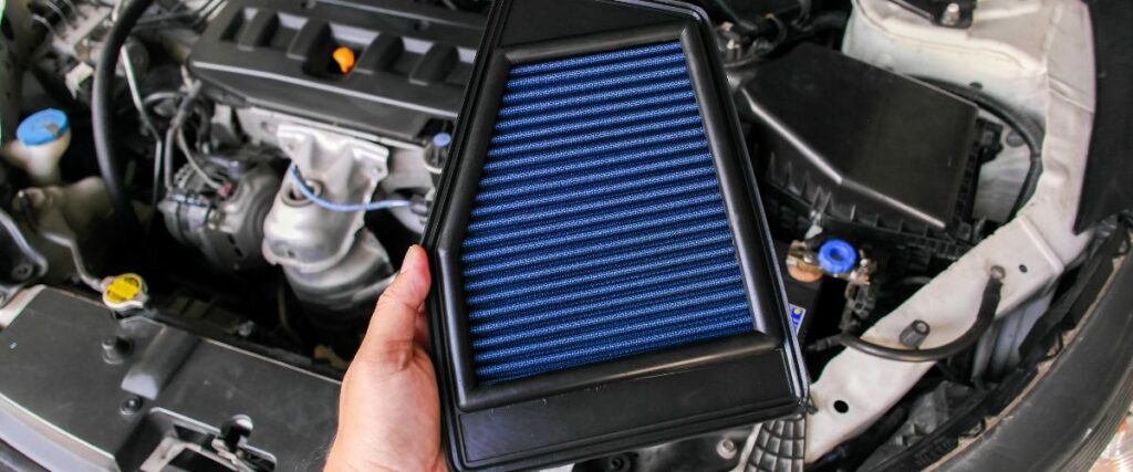 dirty air filter reducing engine performance